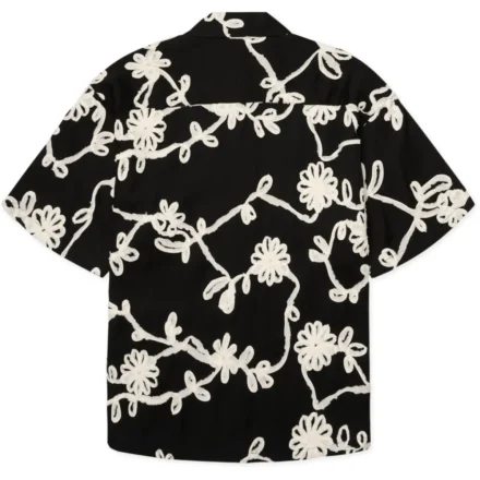 Woodbird Woodbird | Shirt korte mouw | Zwart | Wang bind shirt