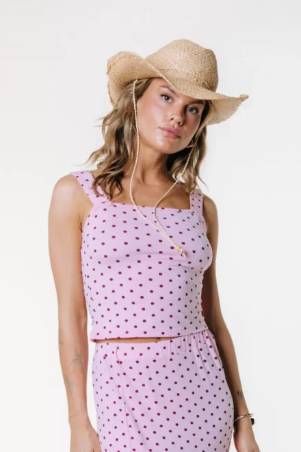 Colourful Rebel Colourful Rebel | Top | Roze | Tess Dots sleeveless