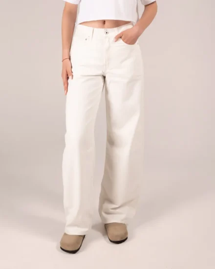Kuyichi Kuyichi | Jeans | Wit | Lucy Loose White