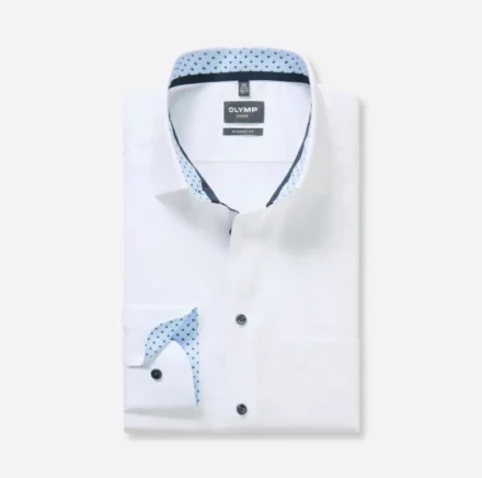Olymp Olymp | Overhemd lange mouw | Wit | Modern Fit
