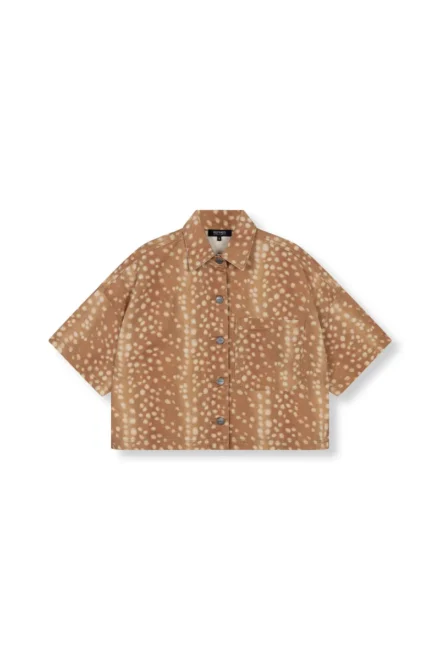 Refined Department Refined Department | Cropped blouse Bambi print | Bruin | Adeline Blouse