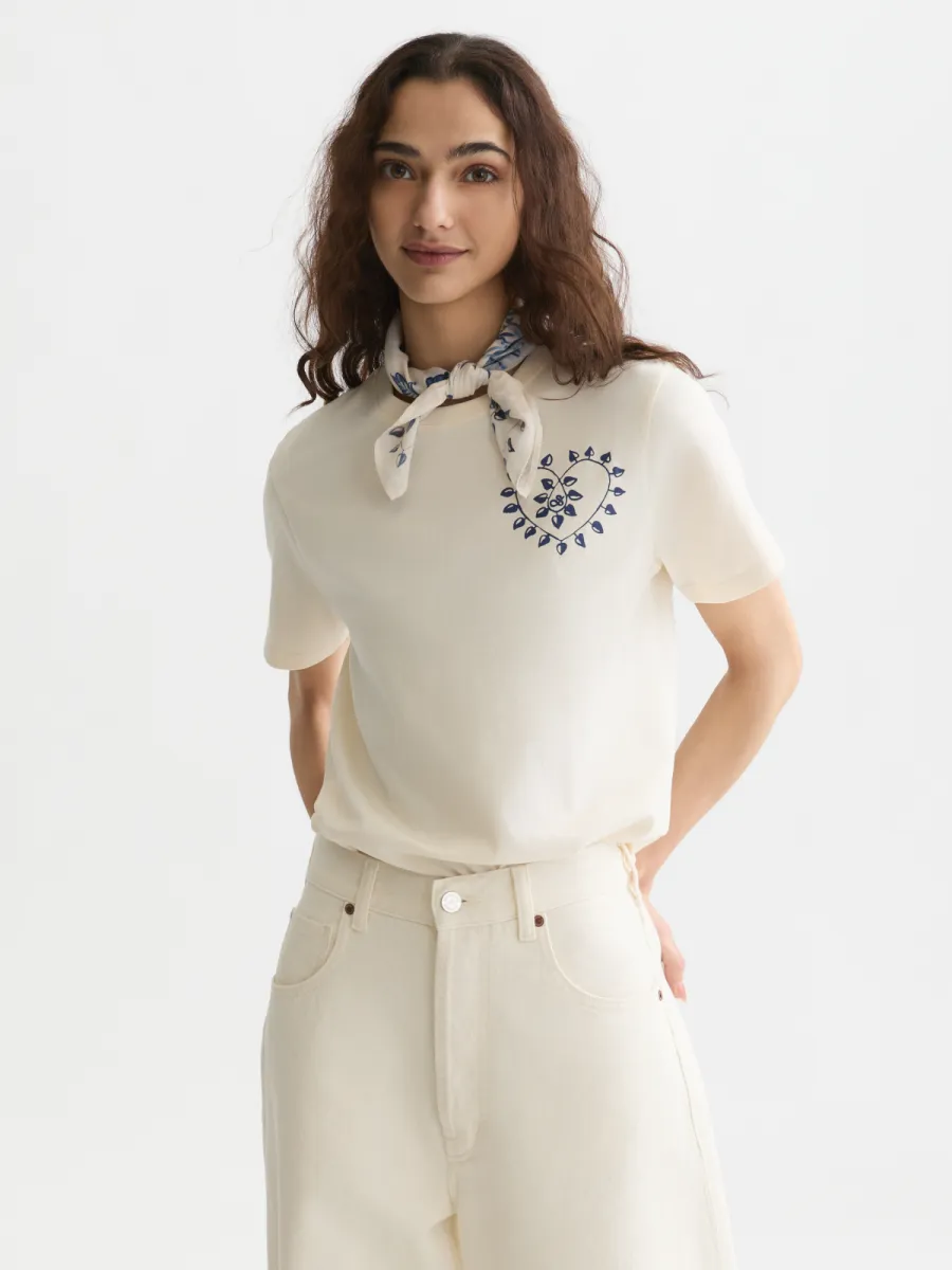 Scotch & Soda | T-shirt | Wit | U9A01621T 2 Scotch & Soda Scotch & Soda | T-shirt | Wit | U9A01621T