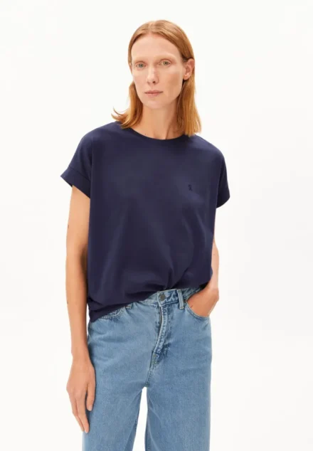 Armed Angels Armed Angels | T-shirt | Blauw | Idaara t-shirt