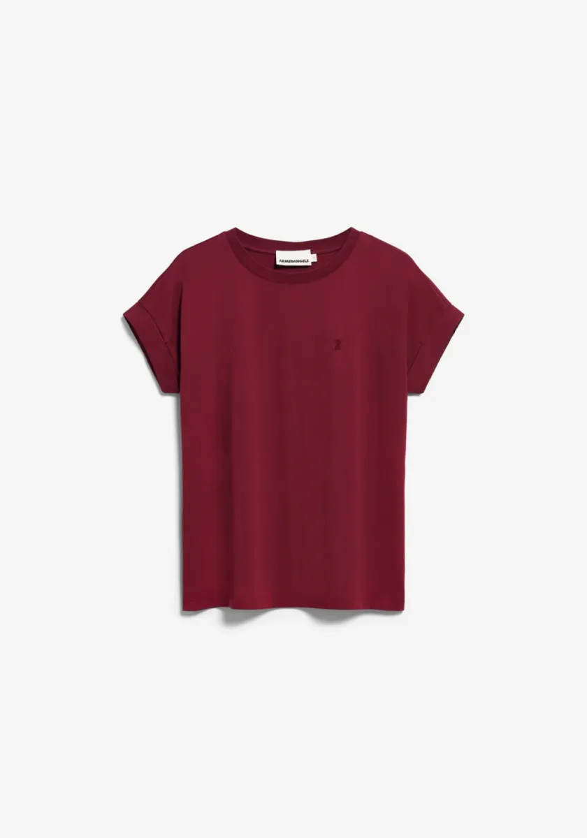 Armed Angels | T-shirt rh | Rood | Idaara t-shirt 1 Armed Angels Armed Angels | T-shirt rh | Rood | Idaara t-shirt