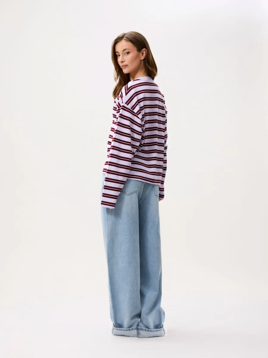 Catwalk Junkie | Barrel jeans | Blauw | Scratched super barrel 4 Catwalk Junkie Catwalk Junkie | Barrel jeans | Blauw | Scratched super barrel