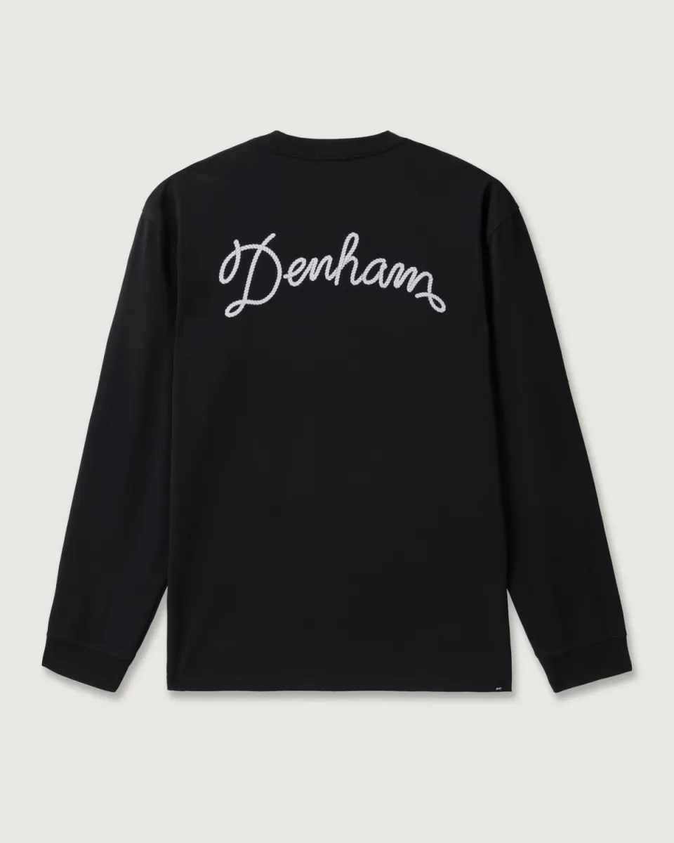 Denham | Longsleeve | Zwart | Colt LS Tee 2 Denham Denham | Longsleeve | Zwart | Colt LS Tee