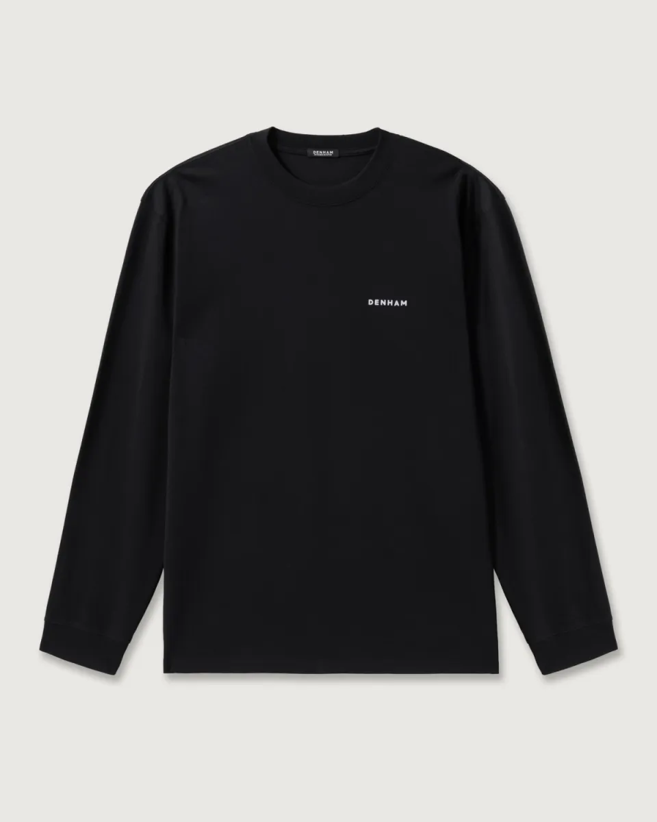 Denham | Longsleeve | Zwart | Colt LS Tee 1 Denham Denham | Longsleeve | Zwart | Colt LS Tee