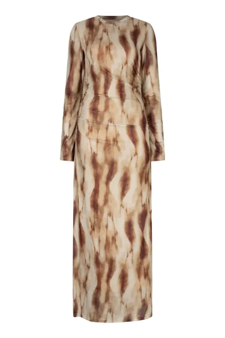 Lofty Manner Lofty Manner | Jurk lang | Beige | Dress Isani