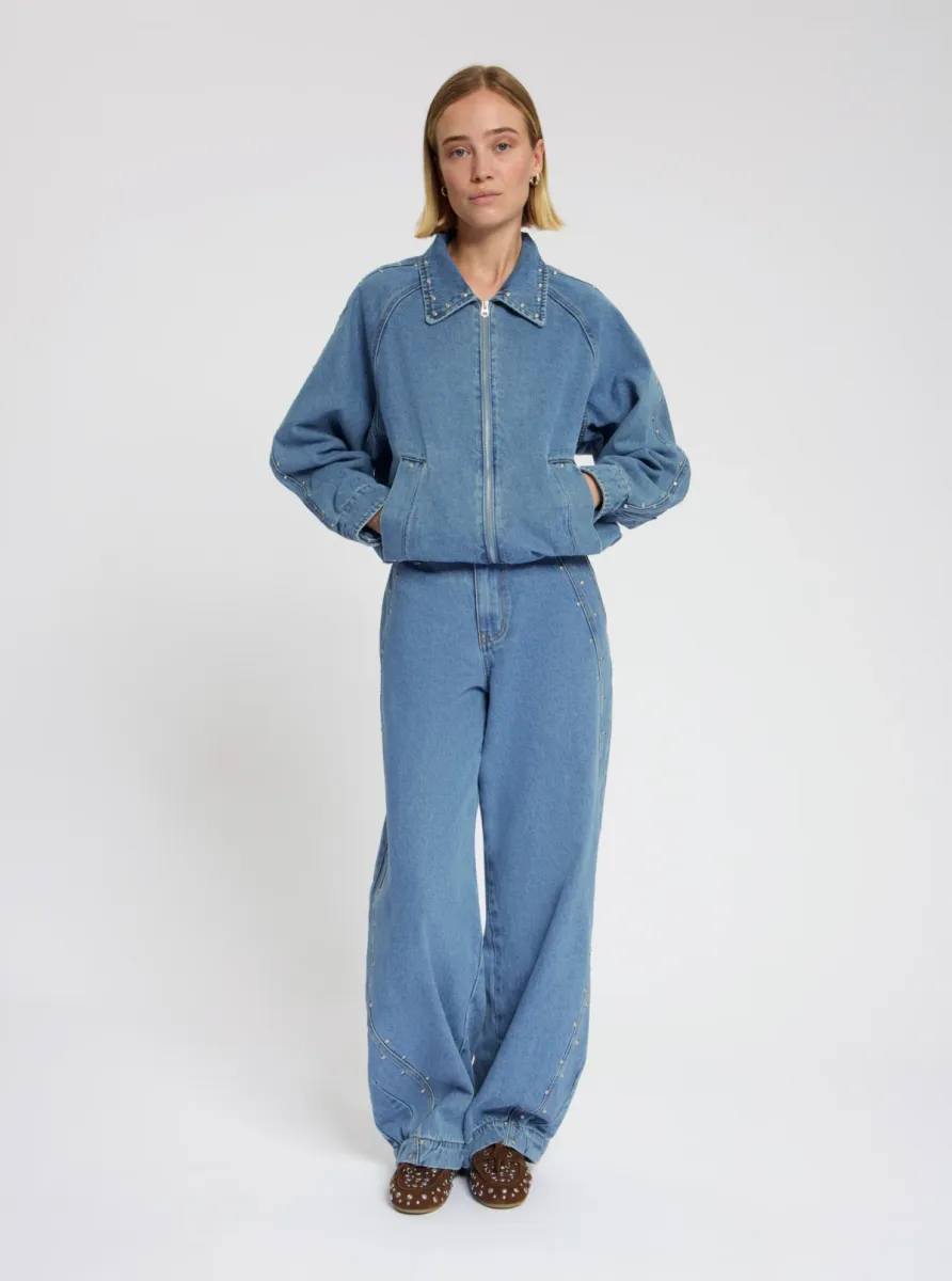 Nous Sommes | Spijkerjas | Blauw | Harlow Denim Jacket 4 Nous Sommes Nous Sommes | Spijkerjas | Blauw | Harlow Denim Jacket