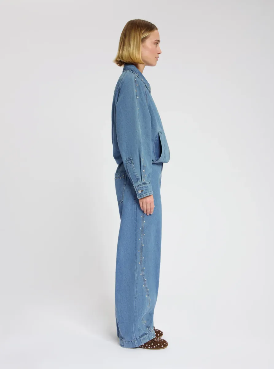 Nous Sommes | Spijkerjas | Blauw | Harlow Denim Jacket 5 Nous Sommes Nous Sommes | Spijkerjas | Blauw | Harlow Denim Jacket