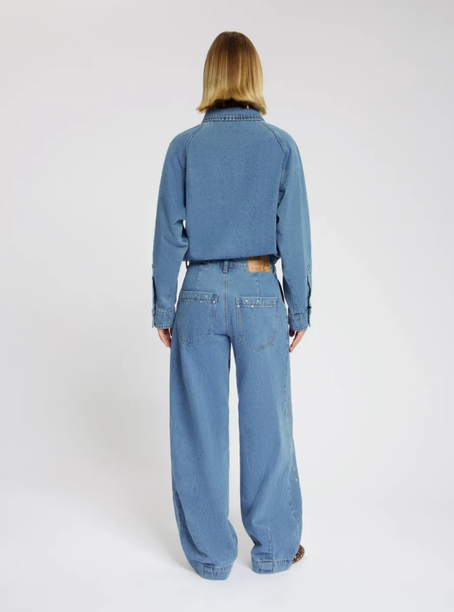 Nous Sommes | Spijkerjas | Blauw | Harlow Denim Jacket 6 Nous Sommes Nous Sommes | Spijkerjas | Blauw | Harlow Denim Jacket