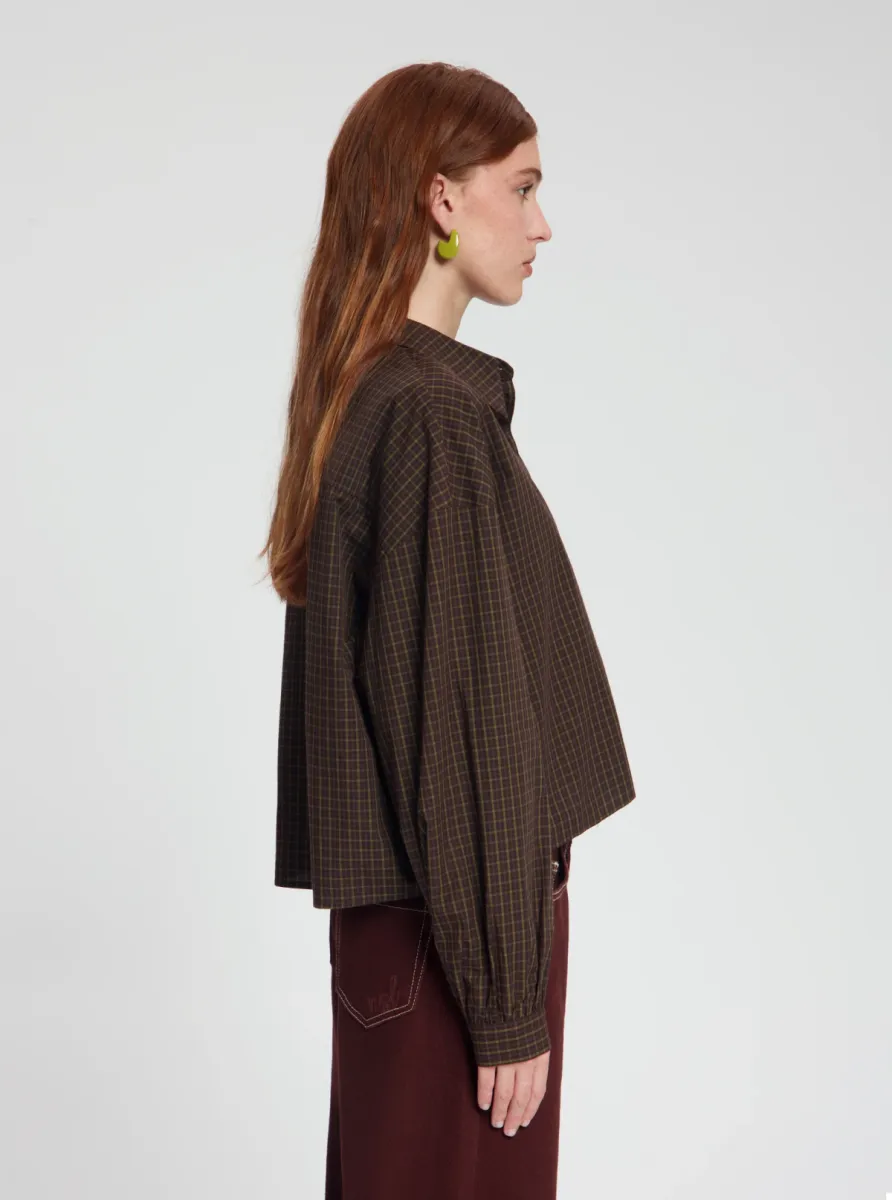 Nous Sommes | Blouse | Bruin | Liv blouse 4 Nous Sommes Nous Sommes | Blouse | Bruin | Liv blouse