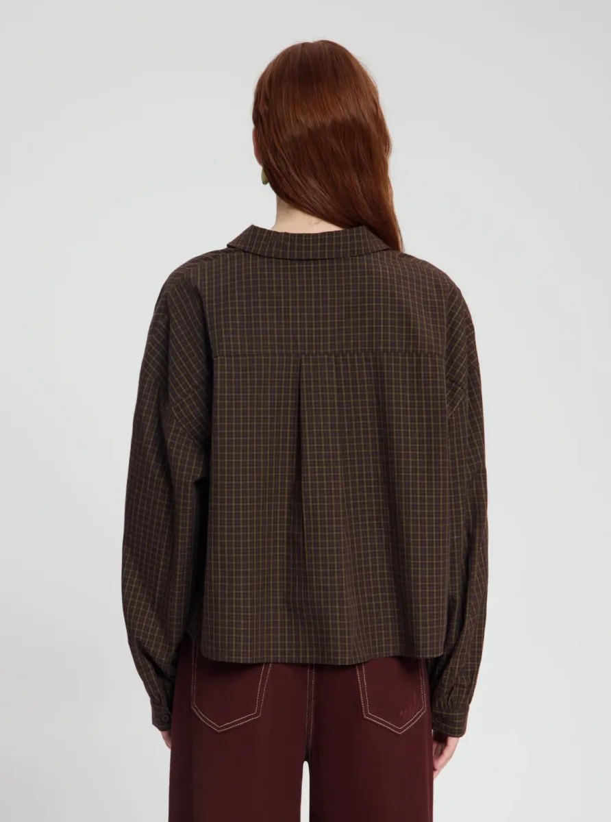 Nous Sommes | Blouse | Bruin | Liv blouse 5 Nous Sommes Nous Sommes | Blouse | Bruin | Liv blouse