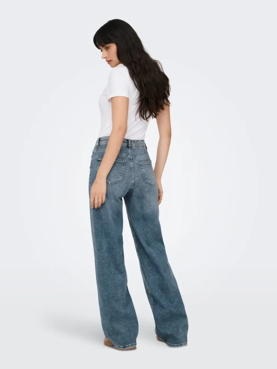 Only | Madison High Waist Jeans | Blauw | 15353692 5 Only Only | Madison High Waist Jeans | Blauw | 15353692
