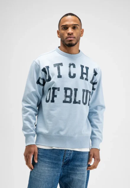 butcher of blue butcher of blue | Sweater | Blauw | bob crew