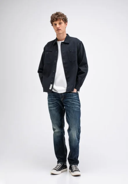 butcher of blue butcher of blue | Overshirt | Zwart | duke overshirt