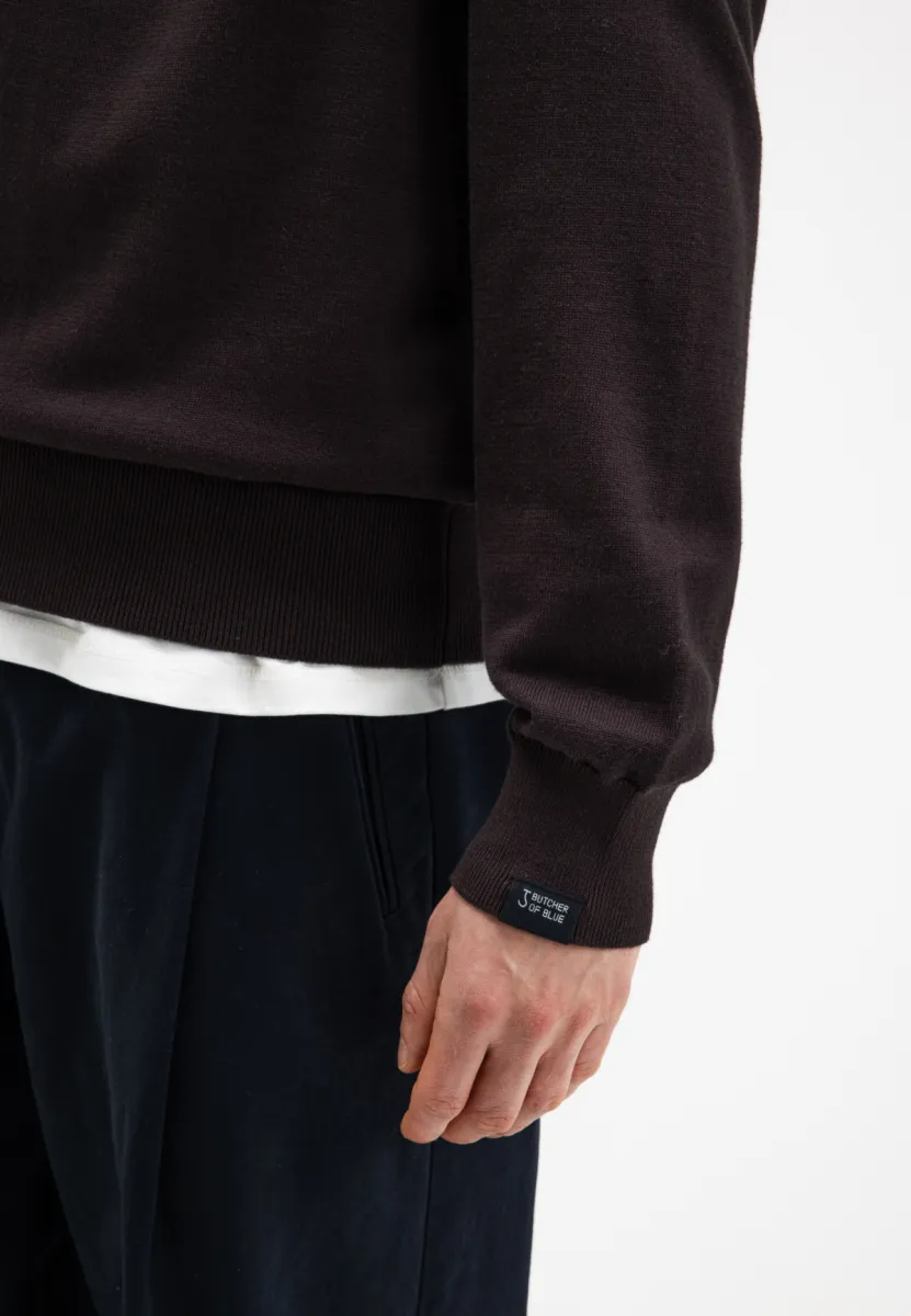 butcher of blue | Clifden half Zip | Bruin | M2616053 5 butcher of blue butcher of blue | Clifden half Zip | Bruin | M2616053