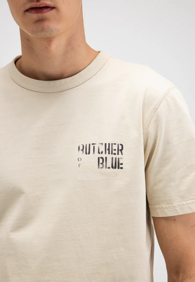 butcher of blue | Army Brush Tee | Beige | M2622021 2 butcher of blue butcher of blue | Army Brush Tee | Beige | M2622021