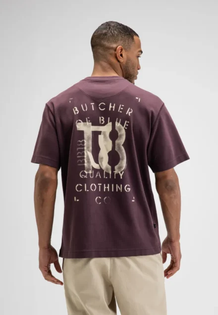 butcher of blue butcher of blue | T-shirt | Paars | mercer layer loose tee