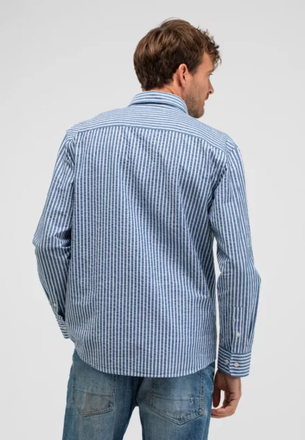 butcher of blue butcher of blue | Overhemd lange mouw | Blauw | Neale stripe shirt