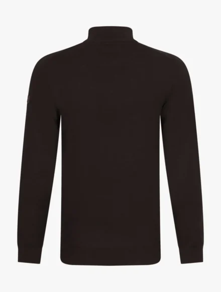 Cavallaro Cavallaro | Pullover | Bruin | Merino Half Zip Pulllover
