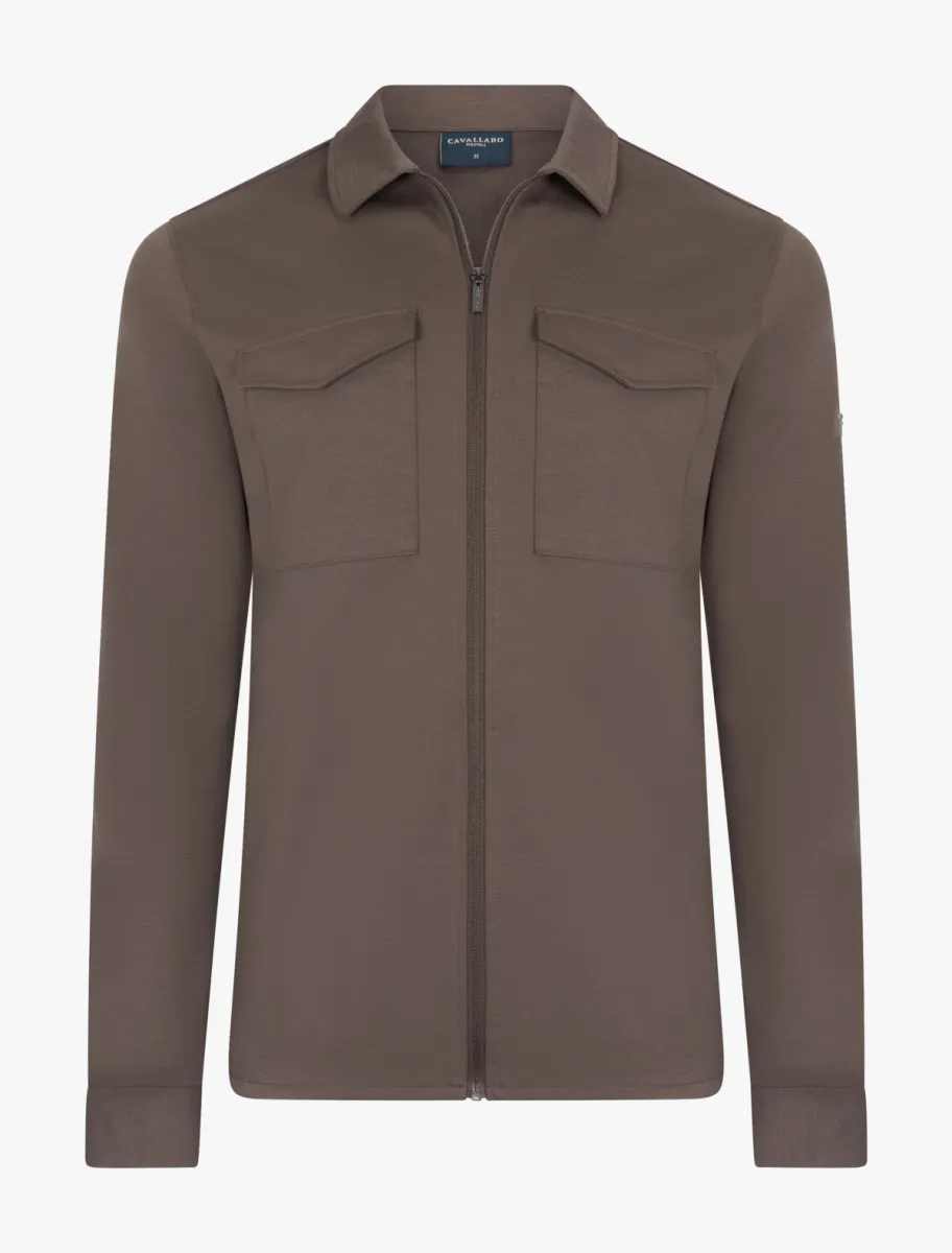 Cavallaro | Overshirt | Bruin | Zeradino Overshirt 1 Cavallaro Cavallaro | Overshirt | Bruin | Zeradino Overshirt
