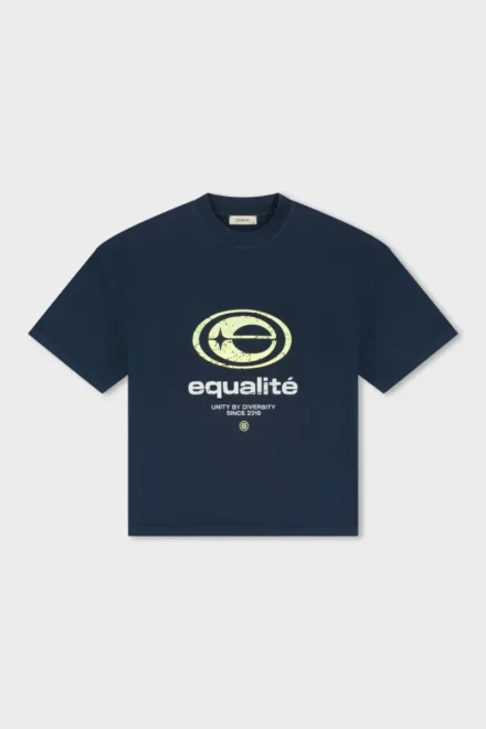 Equalité Equalité | T-shirt | Blauw | Elan boxy fit tee