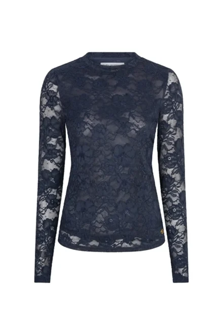 Lofty Manner Lofty Manner | Kanten top | Blauw | Top Irea
