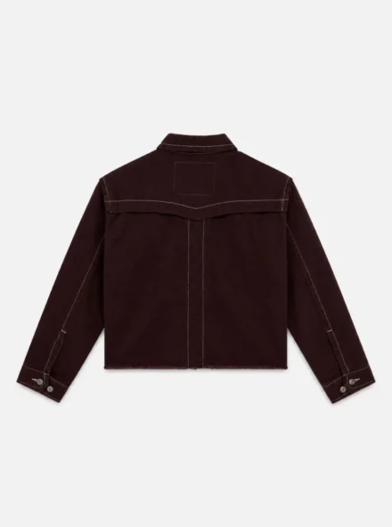Nous Sommes Nous Sommes | Jas kort | Rood | Ancy denim jacket