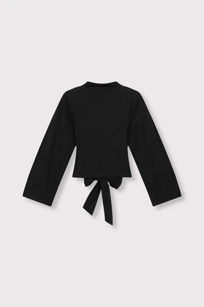 Refined Department | Longsleeve | Zwart | Feather Longsleeve 3 Refined Department Refined Department | Longsleeve | Zwart | Feather Longsleeve