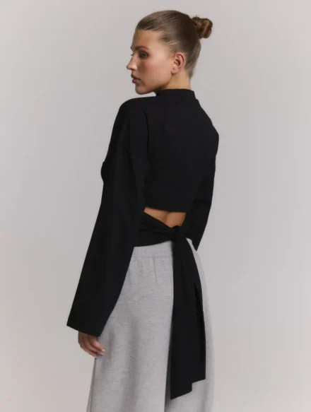 Refined Department Refined Department | Longsleeve | Zwart | Feather Longsleeve