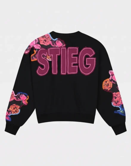 Stieglitz Stieglitz | Sweat | Zwart | Nero Oversized Sweater