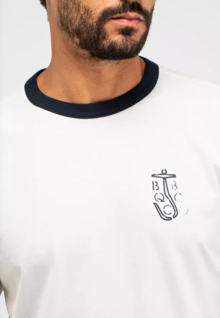 butcher of blue butcher of blue | T-shirt | Wit | Classic anchor tee