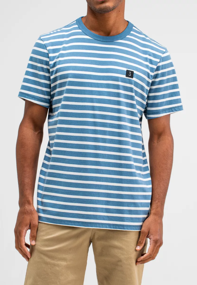 butcher of blue | T-shirts | Groen streep | classic stripe tee 3 butcher of blue butcher of blue | T-shirts | Groen streep | classic stripe tee