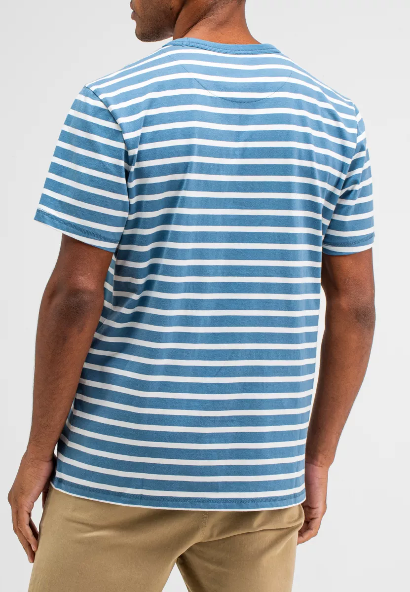 butcher of blue | T-shirts | Groen streep | classic stripe tee 4 butcher of blue butcher of blue | T-shirts | Groen streep | classic stripe tee