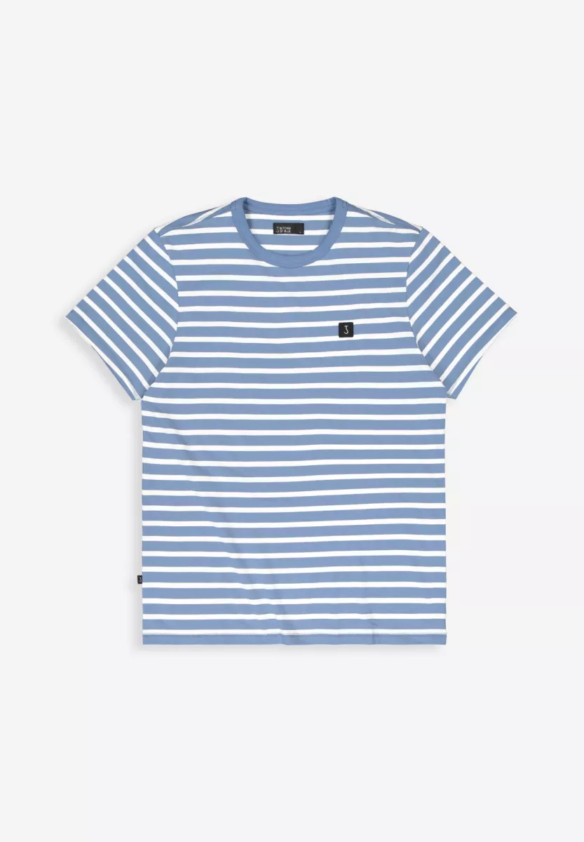 butcher of blue | T-shirts | Groen streep | classic stripe tee 1 butcher of blue butcher of blue | T-shirts | Groen streep | classic stripe tee
