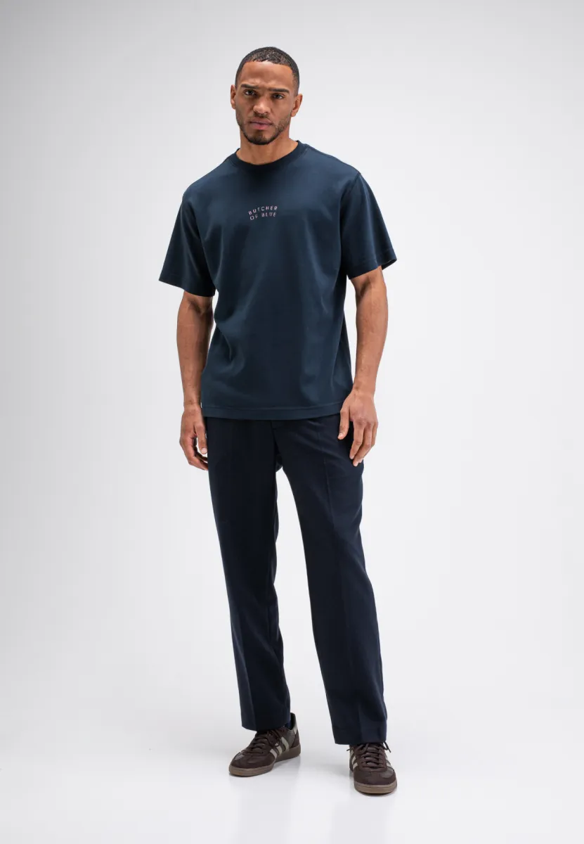 butcher of blue | T-shirt | Blauw | mercer layer loose tee 4 butcher of blue butcher of blue | T-shirt | Blauw | mercer layer loose tee