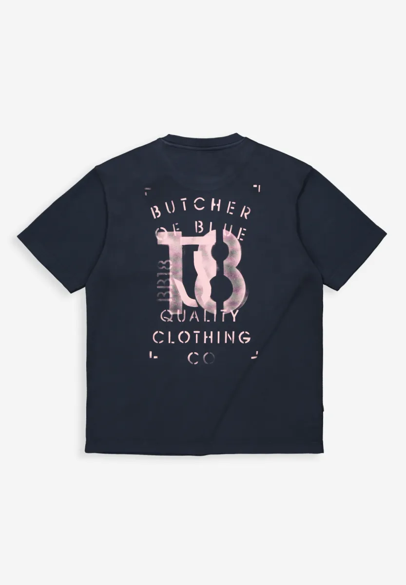 butcher of blue | T-shirt | Blauw | mercer layer loose tee 1 butcher of blue butcher of blue | T-shirt | Blauw | mercer layer loose tee