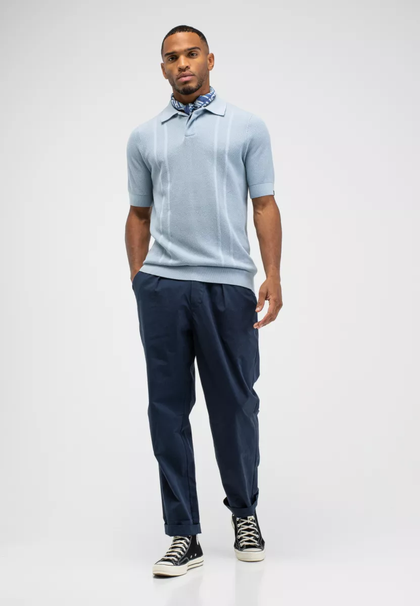 butcher of blue | Polo | Lichtblauw | ripley knit polo 3 butcher of blue butcher of blue | Polo | Lichtblauw | ripley knit polo