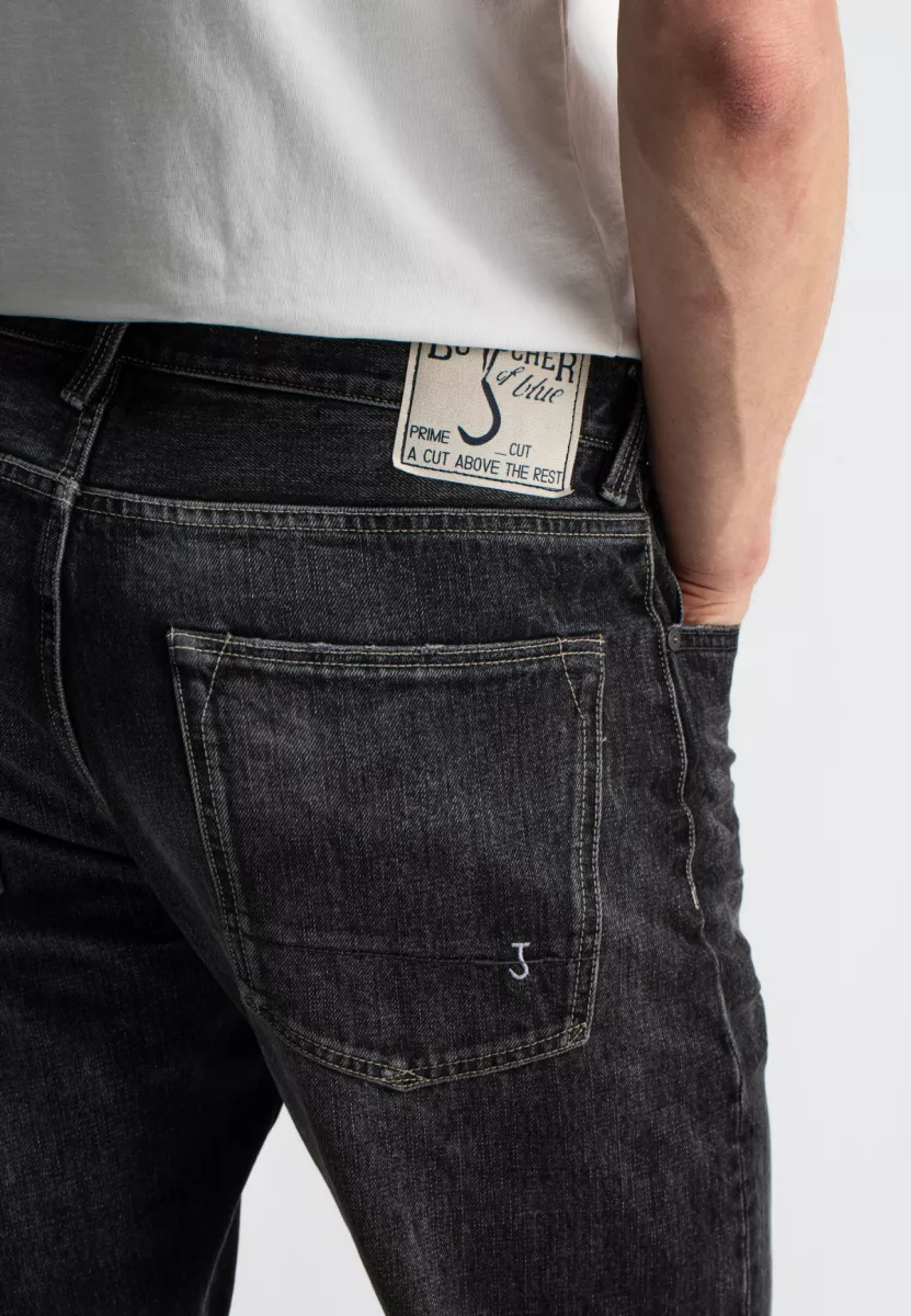 butcher of blue | Denim stretch | Zwart | M2521021 | Stockton Straight Dusk Denim 9 butcher of blue butcher of blue | Denim stretch | Zwart | M2521021 | Stockton Straight Dusk Denim