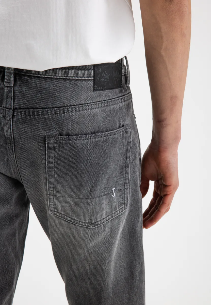 butcher of blue | Jeans | Zwart | Stockton Straight Smoke Denim 4 butcher of blue butcher of blue | Jeans | Zwart | Stockton Straight Smoke Denim