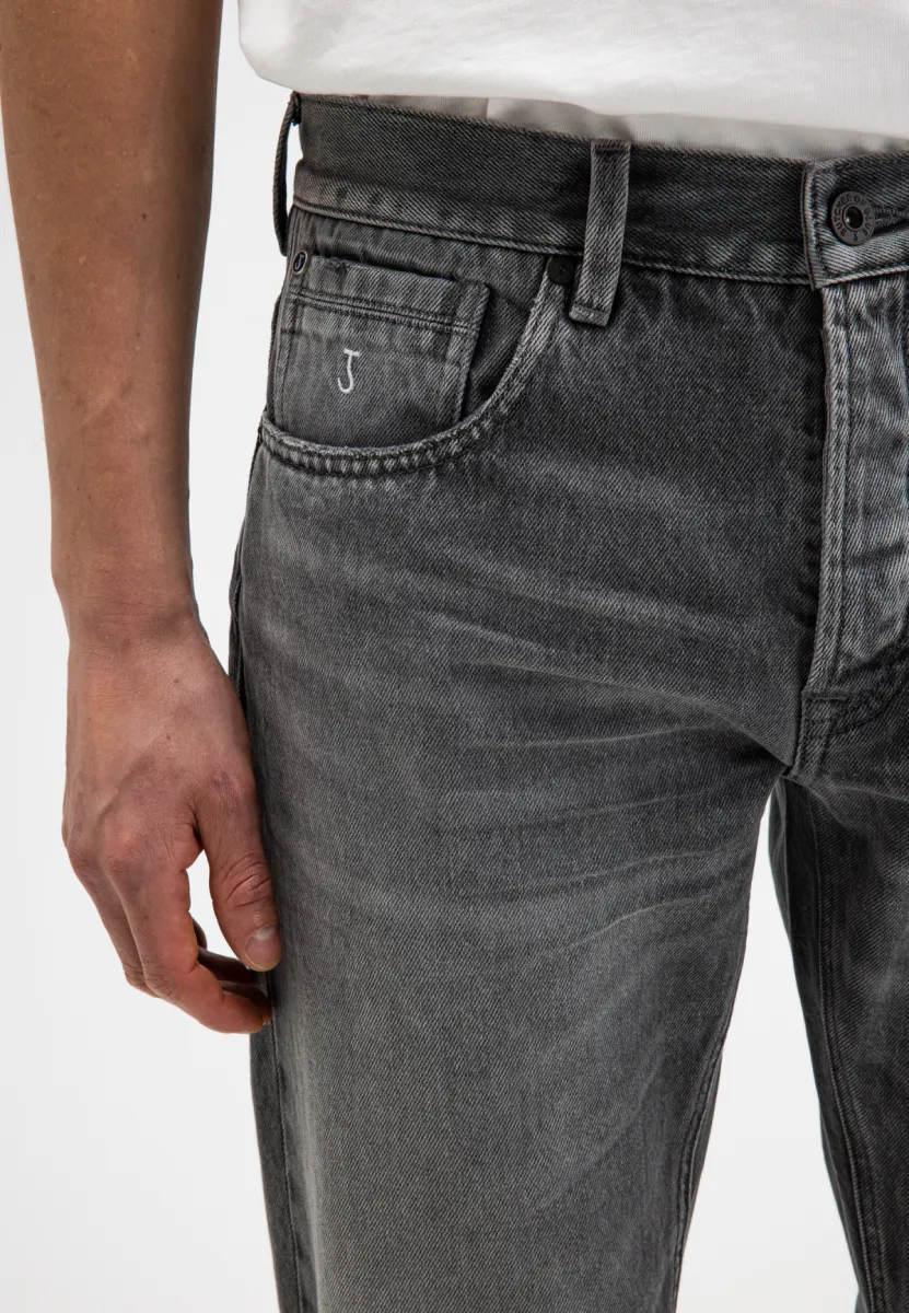 butcher of blue | Jeans | Zwart | Stockton Straight Smoke Denim 5 butcher of blue butcher of blue | Jeans | Zwart | Stockton Straight Smoke Denim