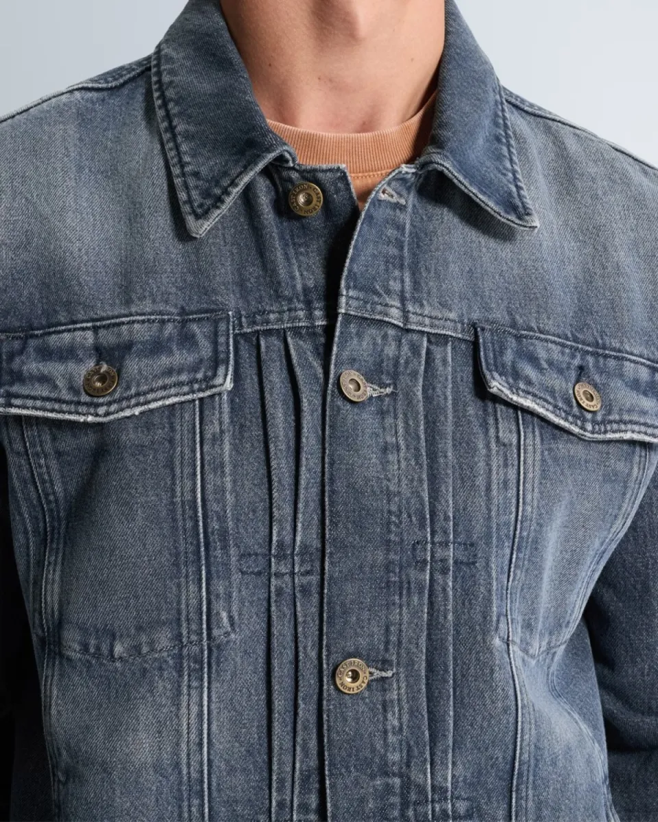 Cast Iron | Denim Jacket | Blauw | CDJ2608100 5 Cast Iron Cast Iron | Denim Jacket | Blauw | CDJ2608100