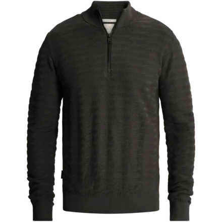 Cast Iron Cast Iron | Trui met half zip | Zwart | CKW2609316