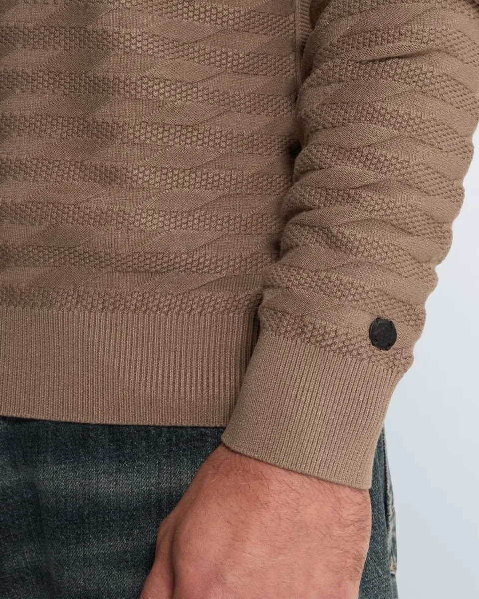Cast Iron | Half Zip Collar | Bruin | CKW2609316 5 Cast Iron Cast Iron | Half Zip Collar | Bruin | CKW2609316