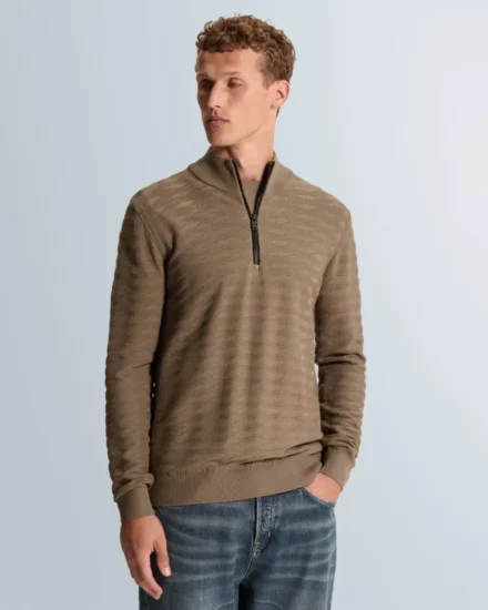 Cast Iron Cast Iron | Half Zip Collar | Bruin | CKW2609316