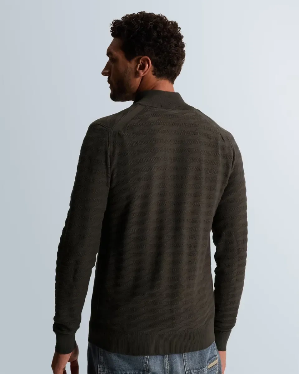 Cast Iron | Trui met half zip | Zwart | CKW2609316 3 Cast Iron Cast Iron | Trui met half zip | Zwart | CKW2609316