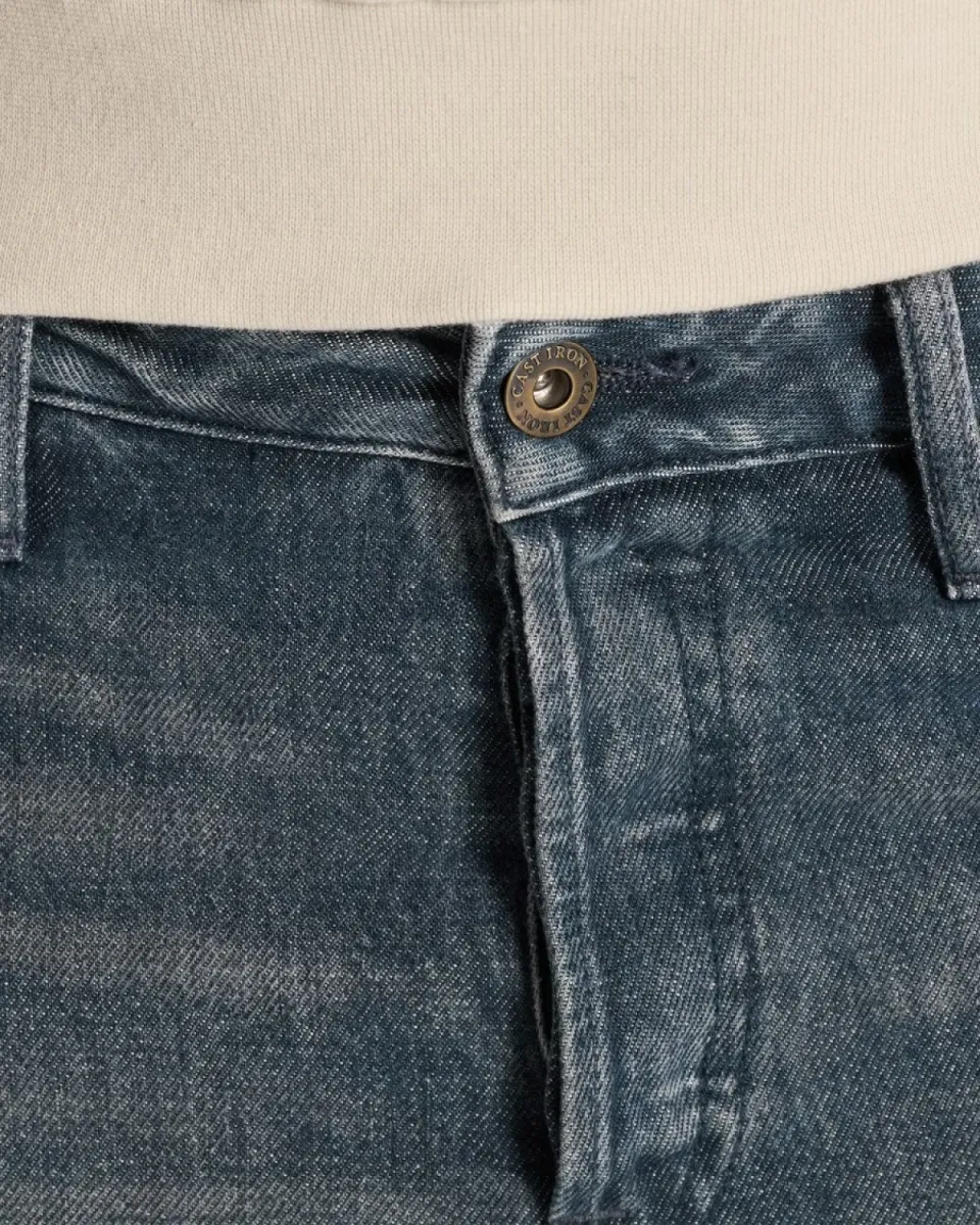 Cast Iron | Steeper Relaxed Fit Jeans | Blauw | CTR2608720 4 Cast Iron Cast Iron | Steeper Relaxed Fit Jeans | Blauw | CTR2608720