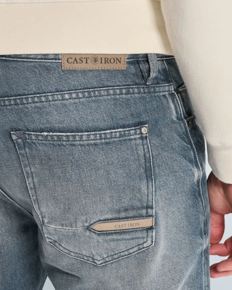 Cast Iron | Steeper Relaxed Fit Jeans | Blauw | CTR2608720 7 Cast Iron Cast Iron | Steeper Relaxed Fit Jeans | Blauw | CTR2608720