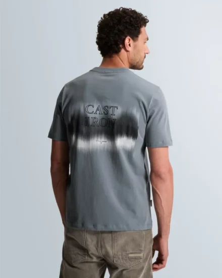 Cast Iron Cast Iron | T-shirt Relaxed Fit | Blauw | CTSS2608513